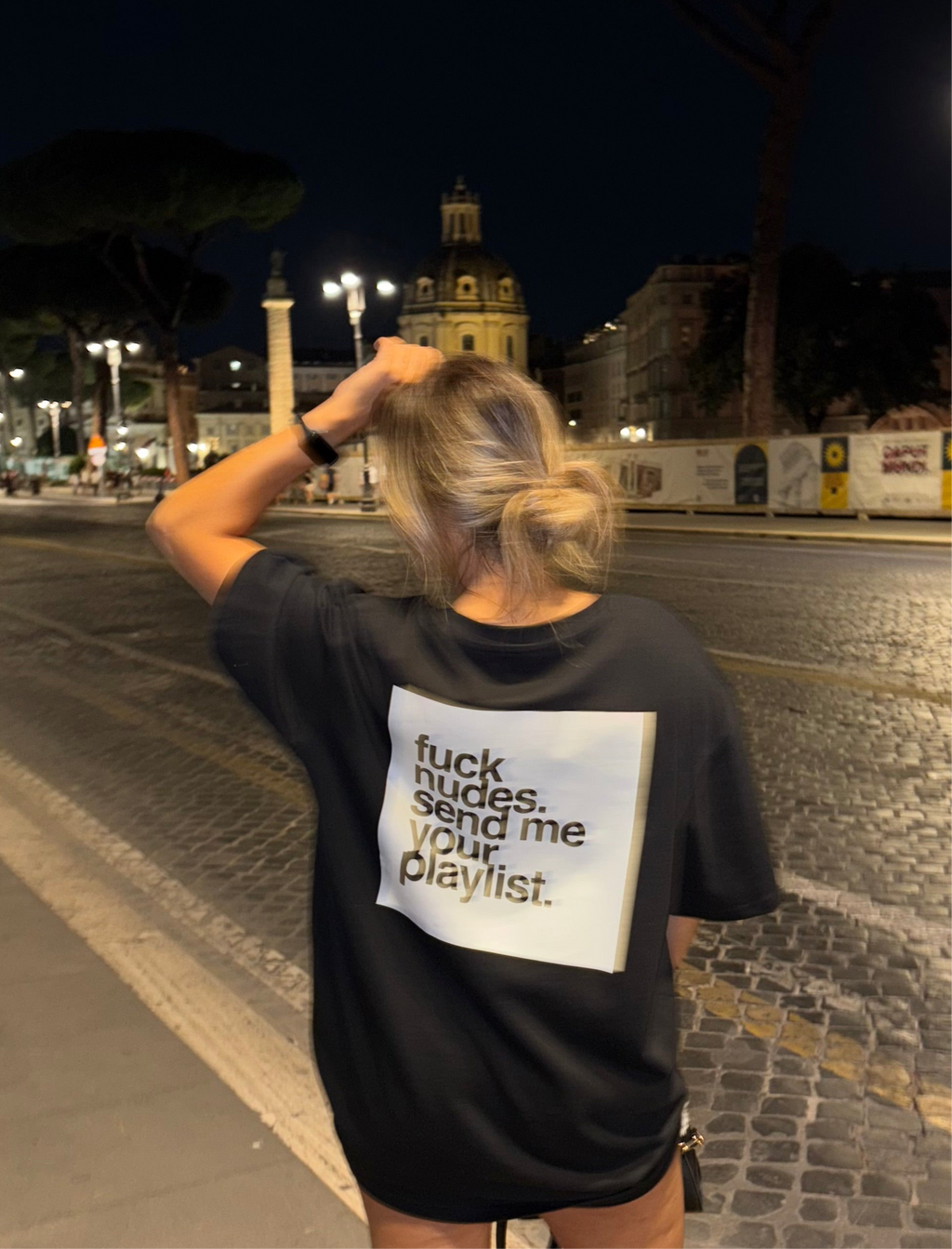 T-SHIRT NERA FUCK NUDES