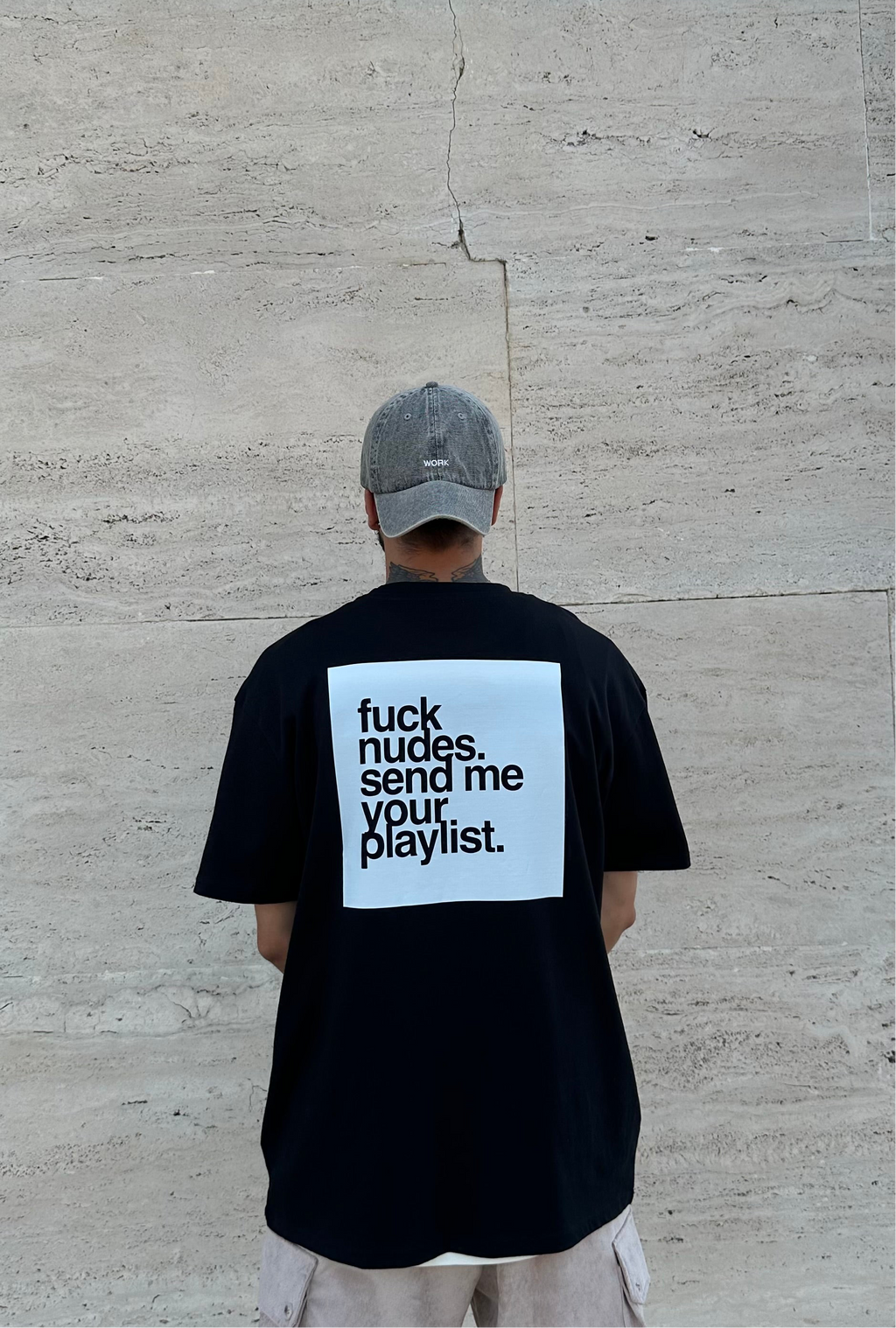 T-SHIRT NERA FUCK NUDES